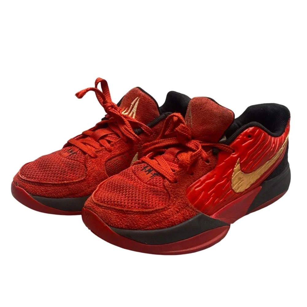 Nike Ja 2 Nightmare Shoes Boys 3 Grade School IB7249 600 Sports‎ Basketball Box